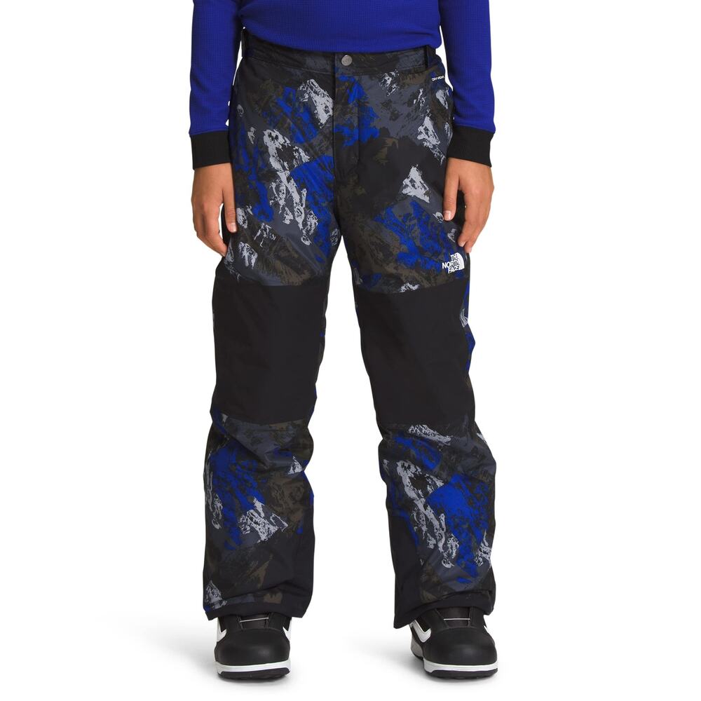 NWT The North Face Boy's TNF Black Mountaintop Print XS 6 Little Kids